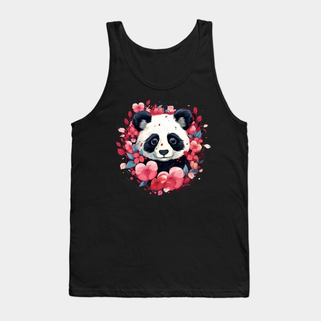 panda Tank Top by piratesnow